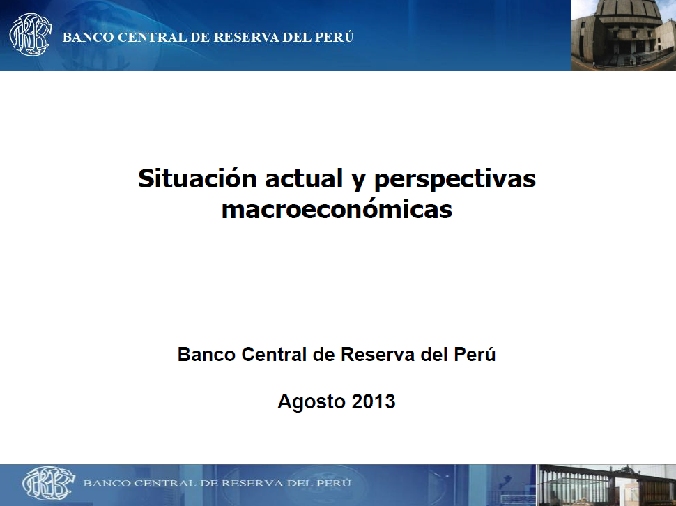 "Situación actual y perspectivas macroeconómicas" - Adrian Armas