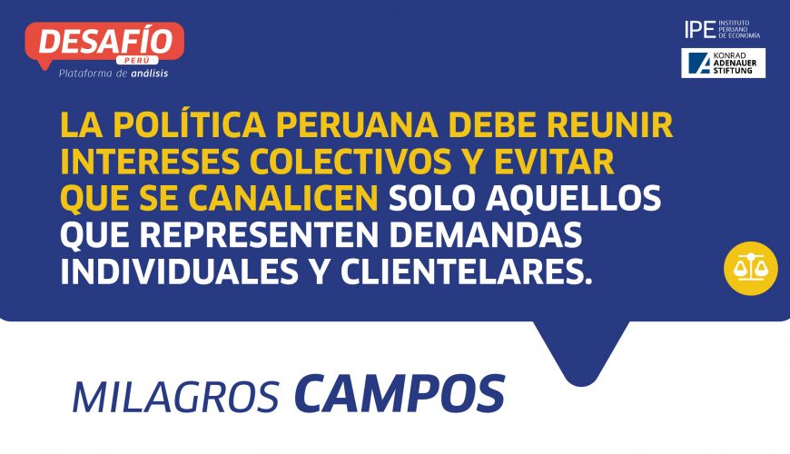 reformas, reforma política, institucionalidad, Milagros Campos, desafío Perú