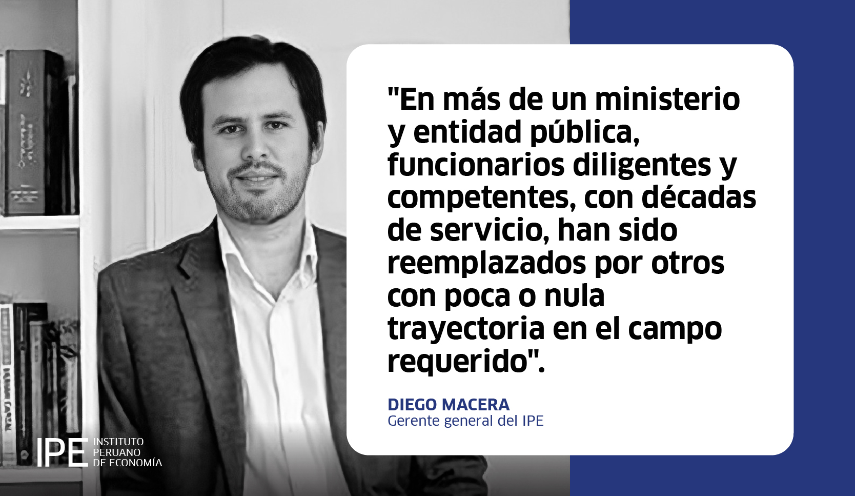 política, Diego Macera, servidores públicos, experiencia, gobierno