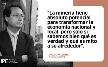 minería, Miguel Palomino, empleo, economía, perú