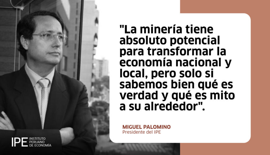 minería, Miguel Palomino, empleo, economía, perú