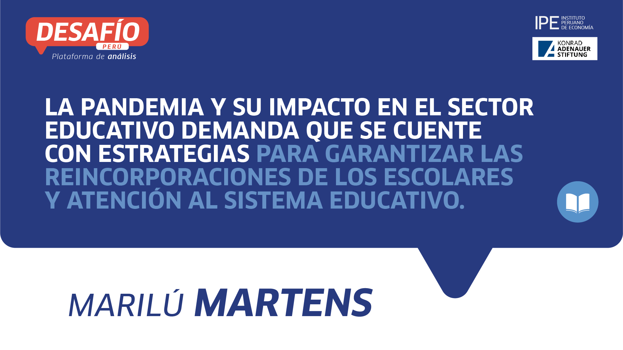 Marilú Martens Desafío Perú educación