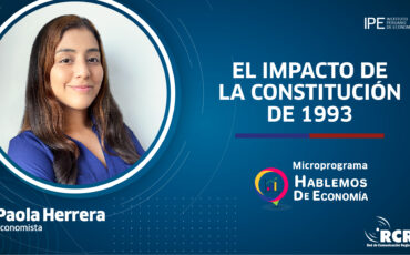 Constitución de 1993, capítulo económico, constitución, crecimiento, Paola Herrera