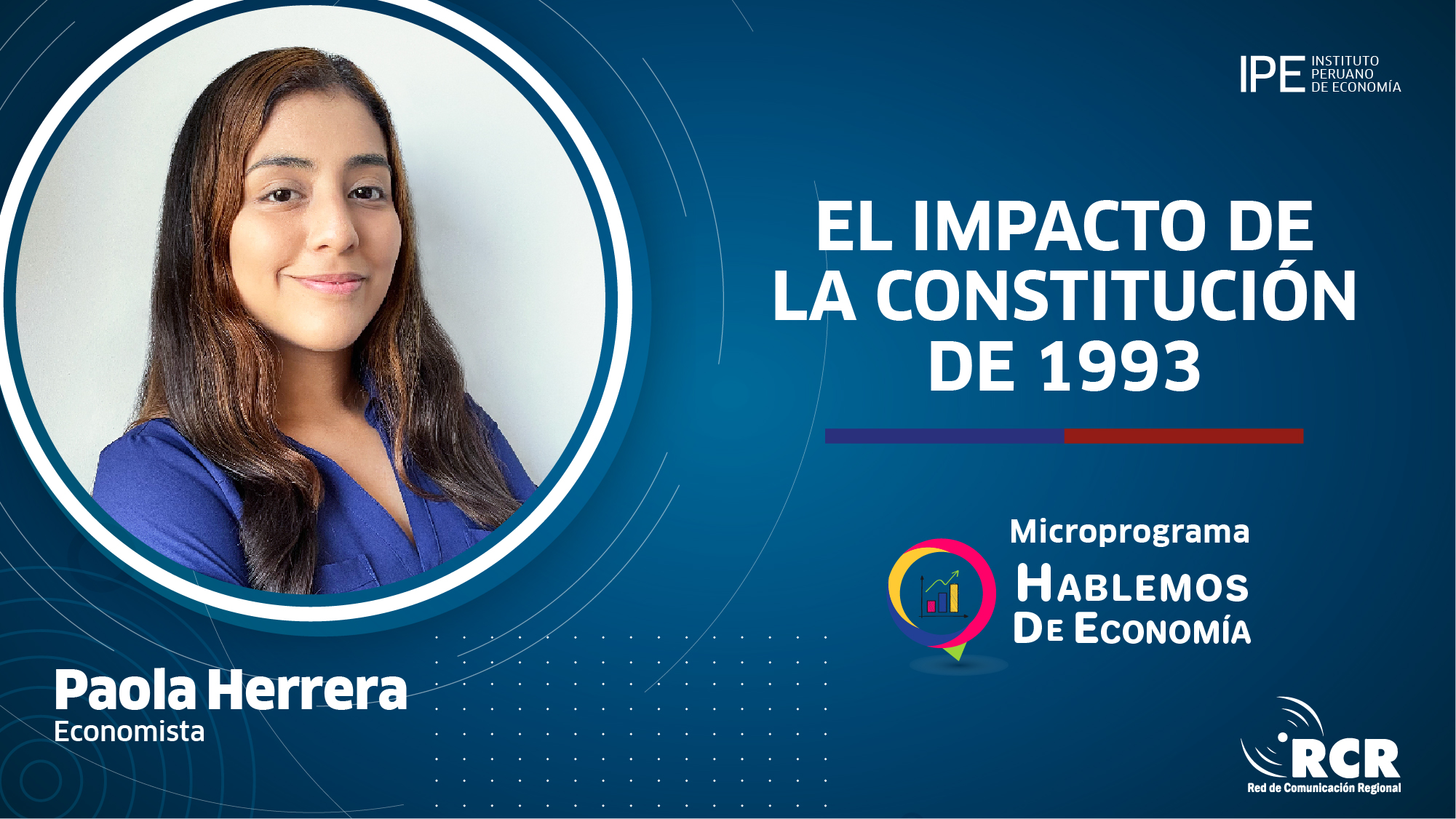 Constitución de 1993, capítulo económico, constitución, crecimiento, Paola Herrera