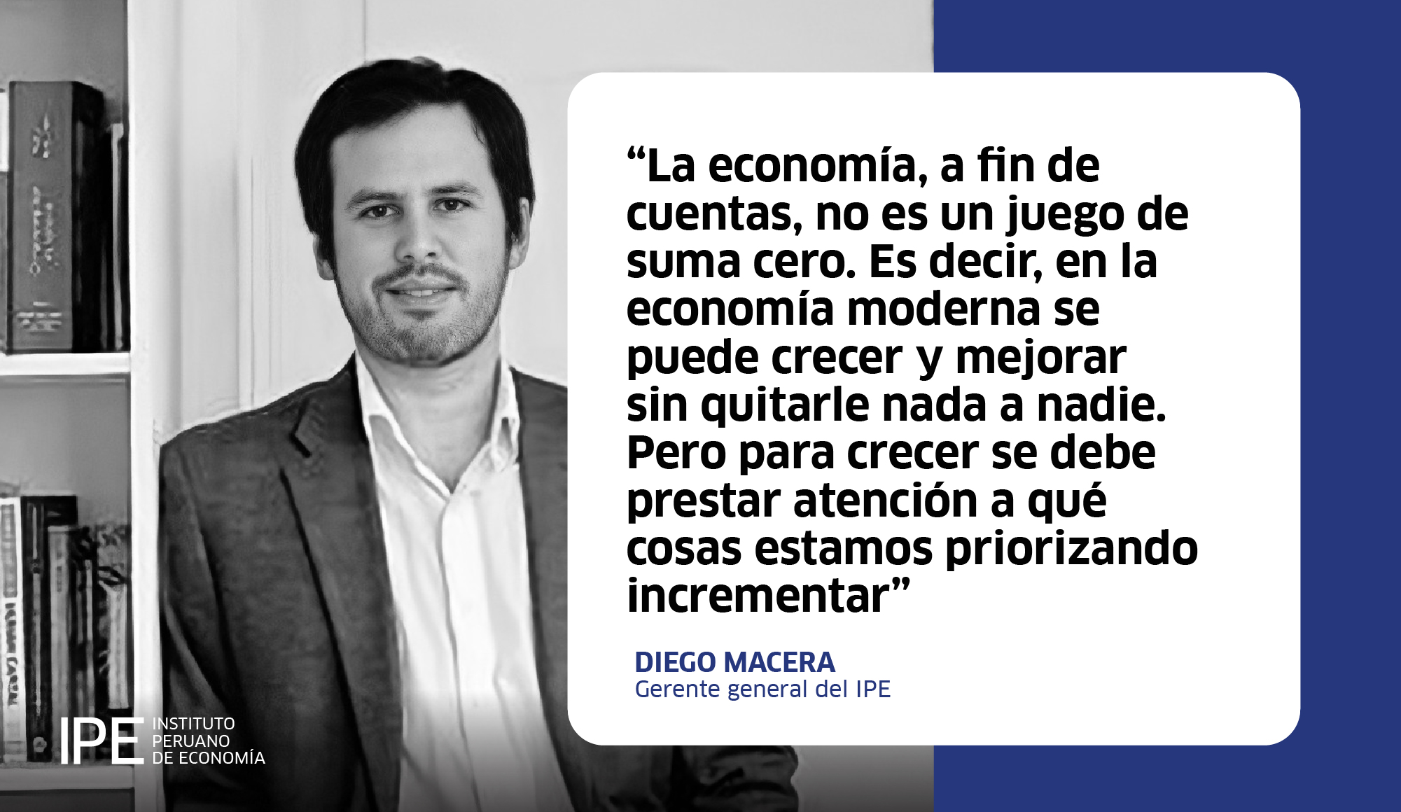 Crecimiento, Economía, Diego Macera,
