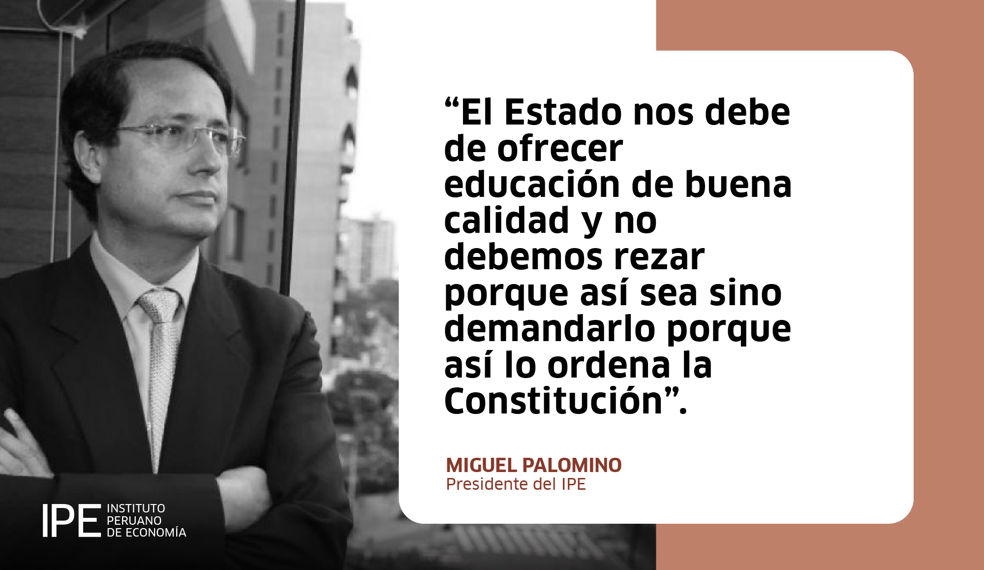 Educación, profesores, Miguel Palomino,