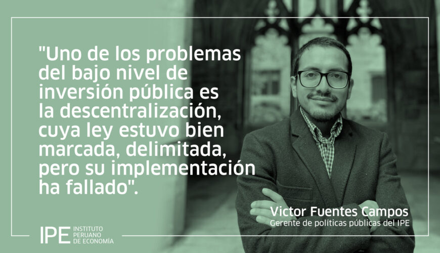 inversión pública, Victor Fuentes