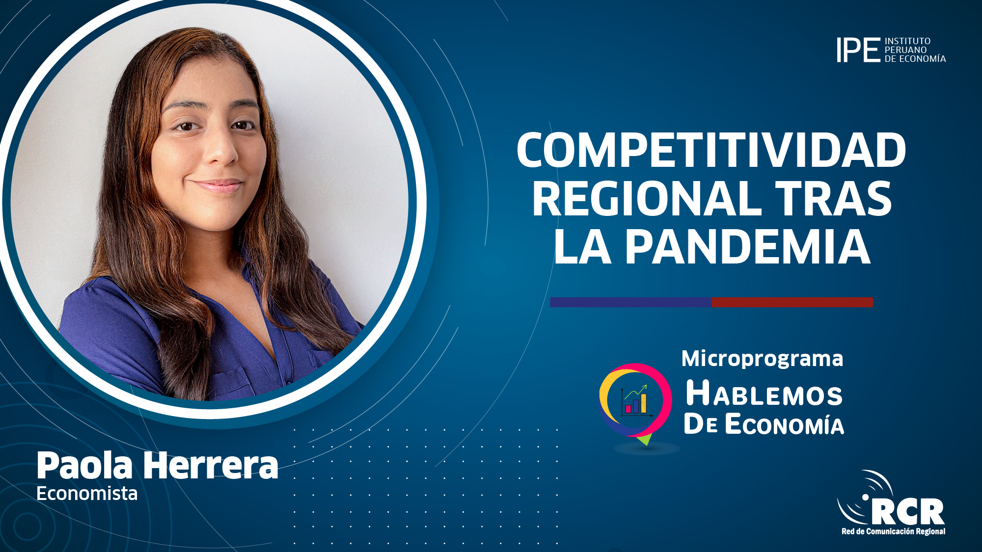 Hablemos de Economía, INCORE 2023, Paola Herrera, índice de competitividad regional