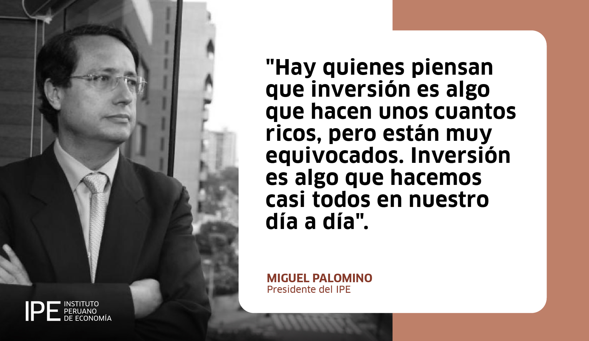 inversión, Miguel Palomino, crecimiento económico