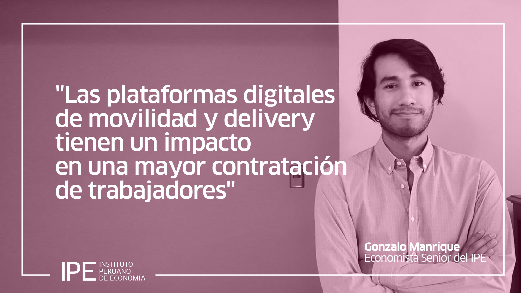 plataformas delivery, plataformas digitales, Gonzalo Manrique